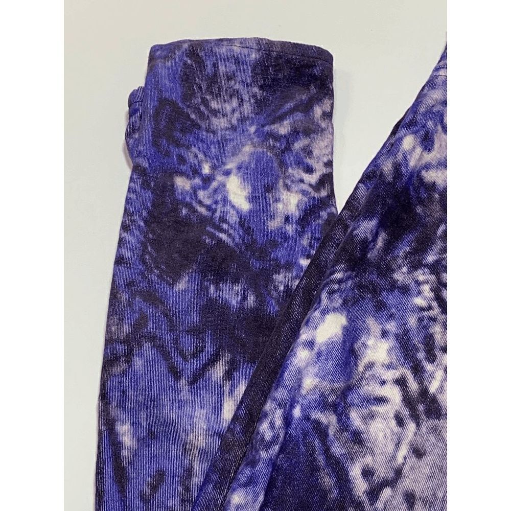 Hudson Women’s Nico Mid Rise Super Skinny Jeans Cotton Purple Galaxy Size 27 - Picture 9 of 9